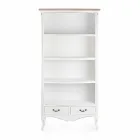 Klassisk gulvreol i træ med metalhåndtag Homemotion - Spina Viadurini