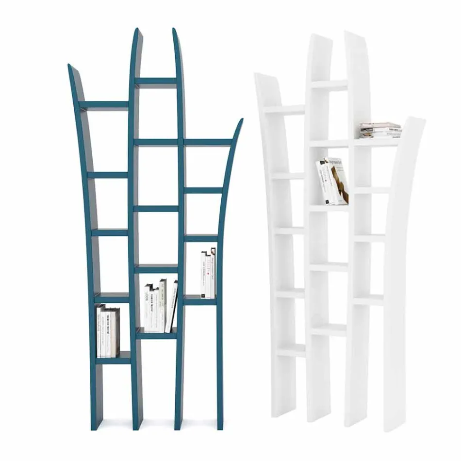 Herba moderne design bogreol lavet i Italien Viadurini