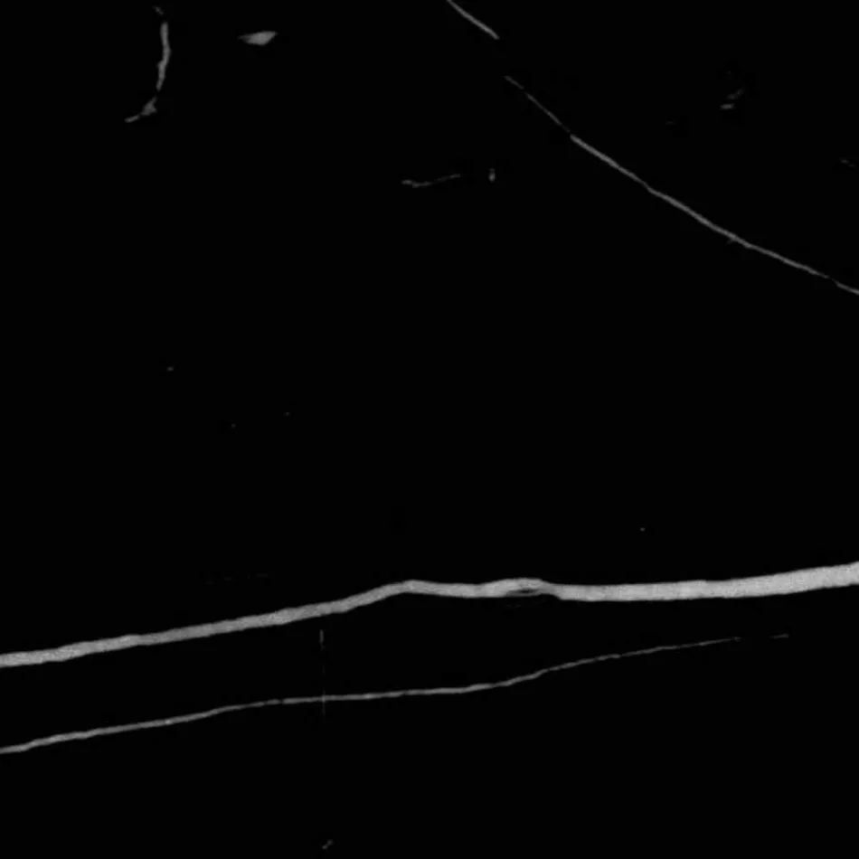 Designgulv bogreol i træ med stentøjstoppe fremstillet i Italien - Aspide Viadurini