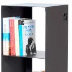 Sort, rød, hvid eller grå jern moderne gulv reol lavet i Italien - Pls Viadurini