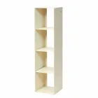 Sort, rød, hvid eller grå jern moderne gulv reol lavet i Italien - Pls Viadurini