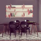 Bibliotek Design Battikuore 186x101 (3 hylder) Mabele Viadurini