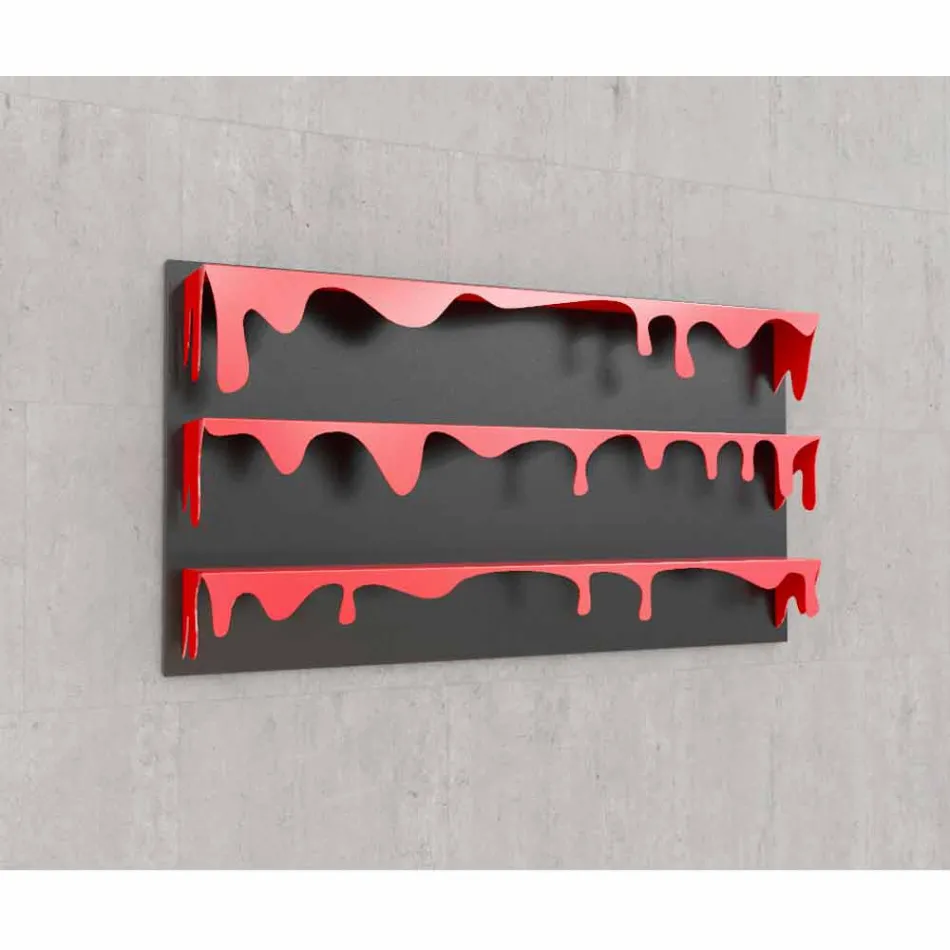 Bibliotek Design Kolata 130x70 (3 hylder) Mabele Viadurini