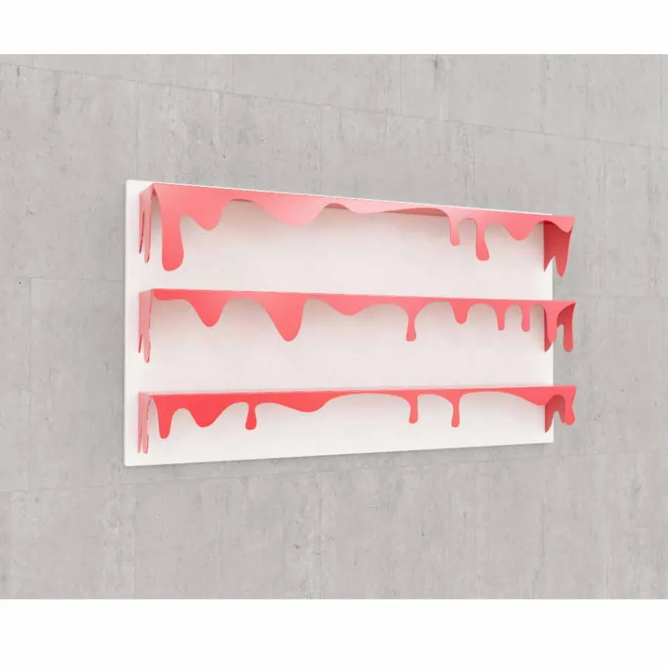 Bibliotek Design Kolata 130x70 (3 hylder) Mabele Viadurini