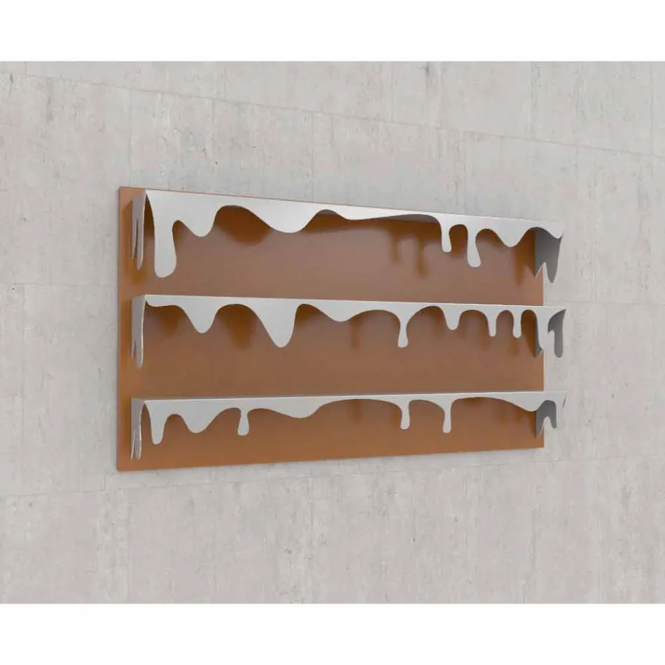 Bibliotek Design Kolata 130x70 (3 hylder) Mabele Viadurini