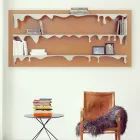 Bibliotek Design Kolata 130x70 (3 hylder) Mabele Viadurini