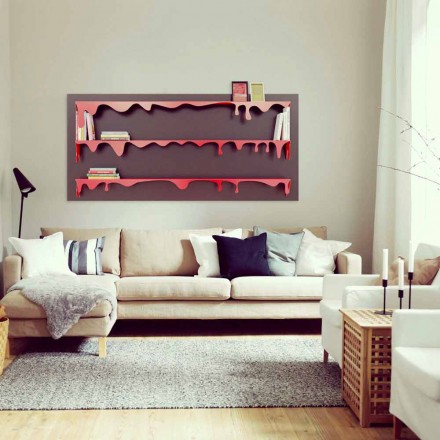 Bibliotek Design Kolata 186x86 (3 hylder) Mabele Viadurini