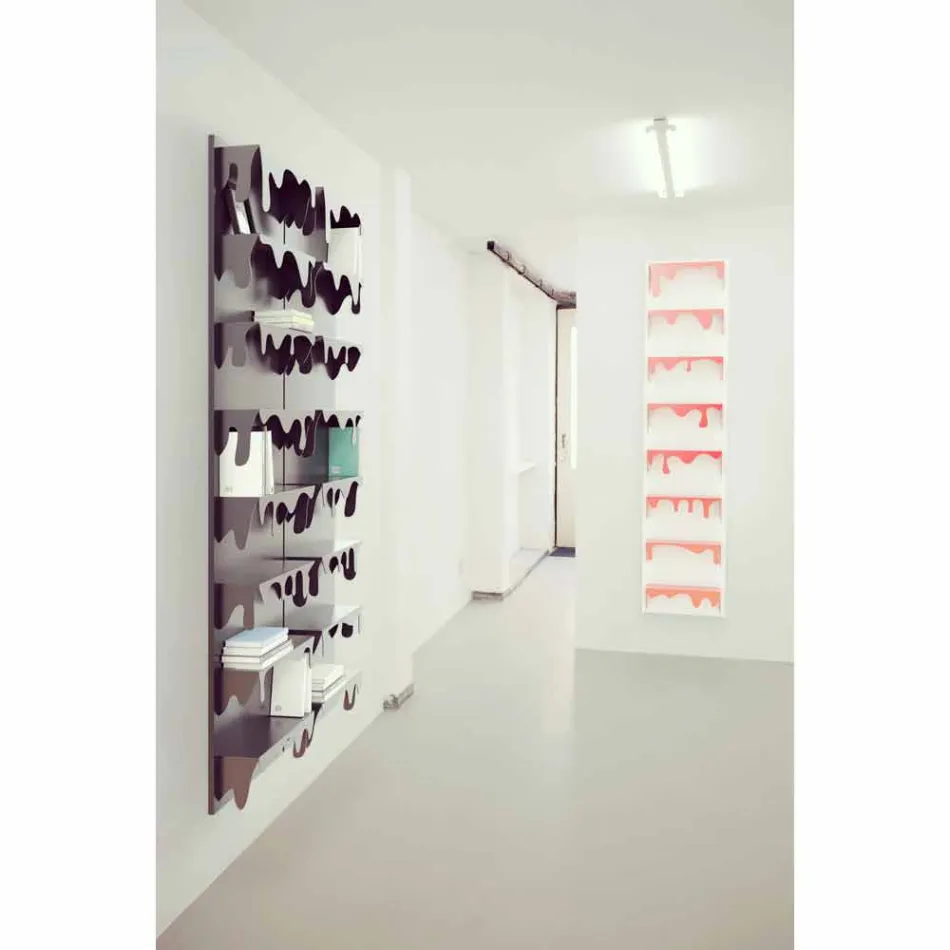 Bibliotek Design Kolata 50x127 (8 hylder) Mabele Viadurini