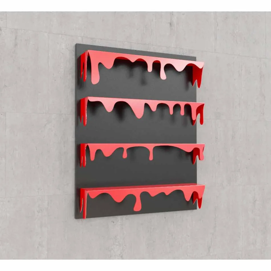 Bibliotek Design Kolata 90x110 (4 hylder) Mabele Viadurini