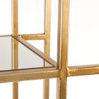 Fritstående stål- og glashylder Bogreol Elegant design - Noralea Viadurini