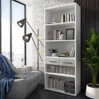 Melaminbelagt træ reol i forskellige størrelser - blik Viadurini