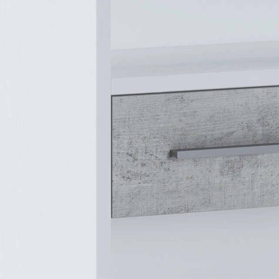 Melaminbelagt træ reol i forskellige størrelser - blik Viadurini