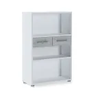 Melaminbelagt træ reol i forskellige størrelser - blik Viadurini