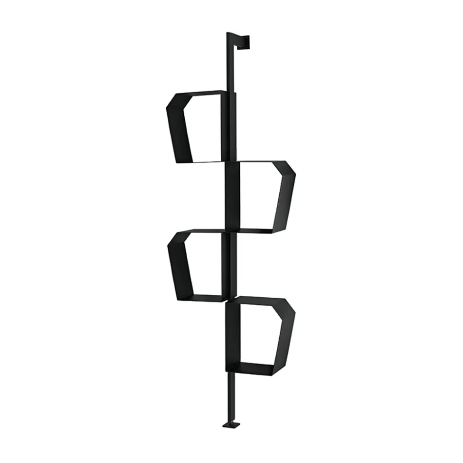 Malet metalreol med justerbare ben Lavet i Italien - Fernanda Viadurini