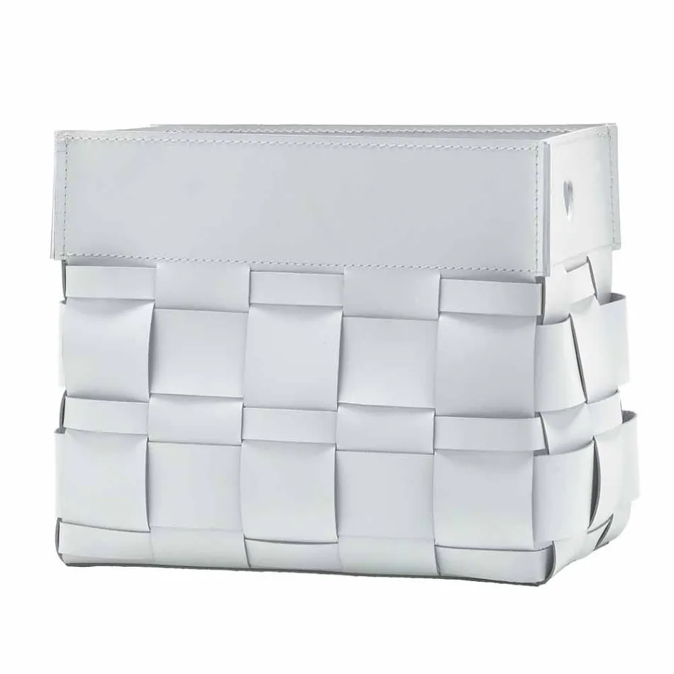 Lory design vægmonteret læder magasin rack, lavet i Italien Viadurini