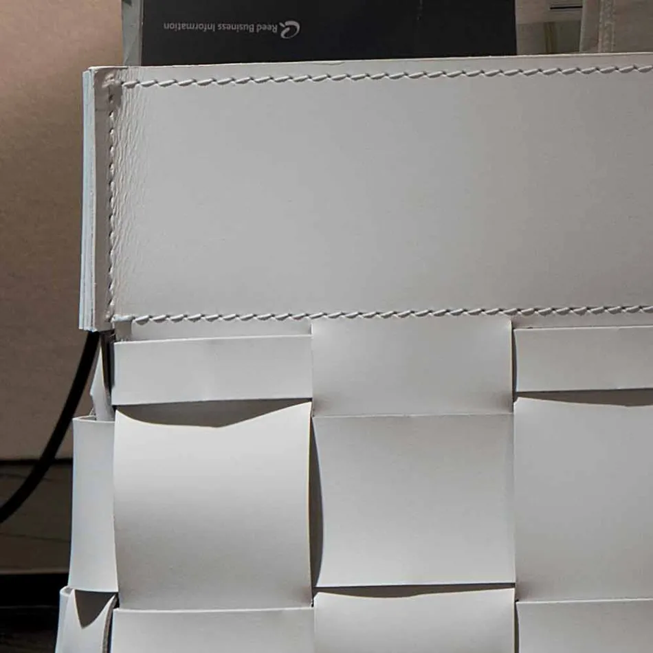 Lory design vægmonteret læder magasin rack, lavet i Italien Viadurini