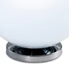 Isotta bordlampe i glas og metal i to størrelser, fremstillet i Italien Viadurini