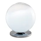 Isotta bordlampe i glas og metal i to størrelser, fremstillet i Italien Viadurini