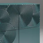 5-dørs skænk i lakeret MDF med håndgraveret og færdig dekoration - Krabbe Viadurini