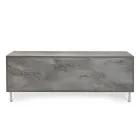 Skænk med 2 døre og 2 centrale åbne rum i melamin Fremstillet i Italien - Minnie Viadurini