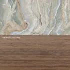 Skænk med Push-Pull åbningsdøre i Blockboard Wood Made in Italy - Salerno Viadurini