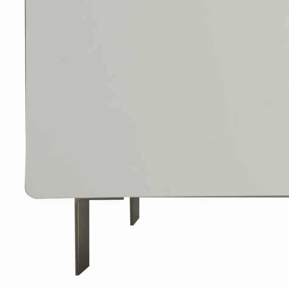 Skænk med krop og døre i Mdf 4-fods base Lavet i Italien - Coral Viadurini