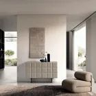 Indvendig skænk med 2 ternede døre Lavet i Italien - Elisabetta Viadurini