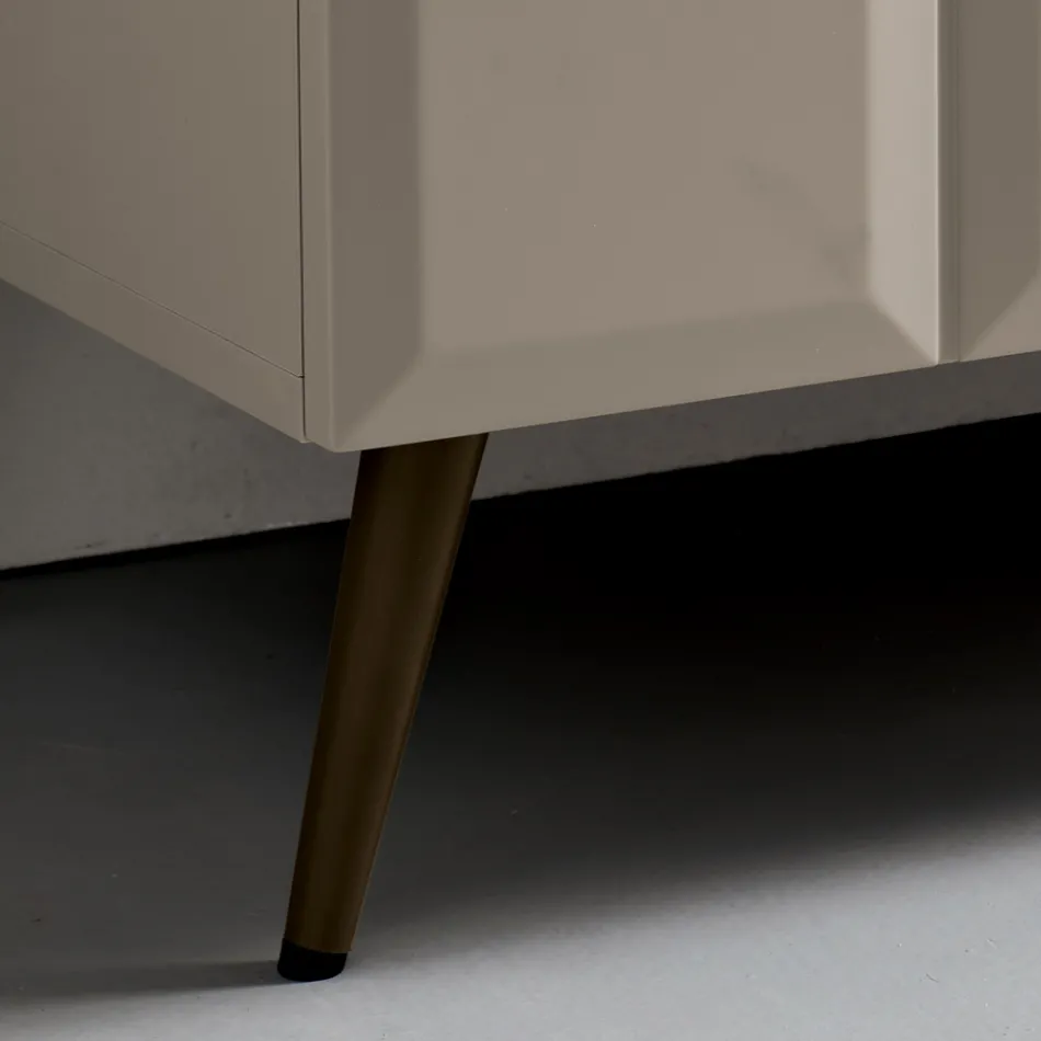 Indvendig skænk med 2 ternede døre Lavet i Italien - Elisabetta Viadurini