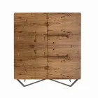 Stue skænk i Mdf med 2 fods støtte Made in Italy - Rosalba Viadurini