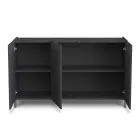 Stue skænk beklædt med melamin marmor finish lavet i Italien - zink Viadurini