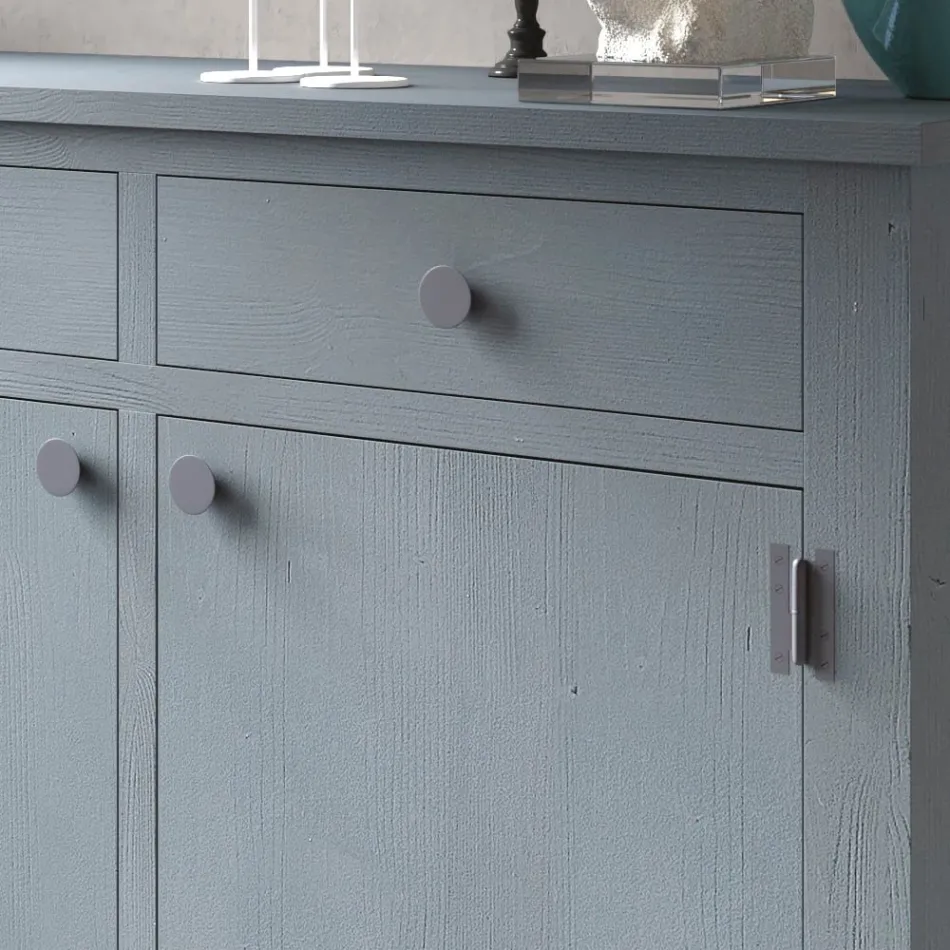 Stue skænk i massiv grantræ 4 rum lavet i Italien - Pascual Viadurini