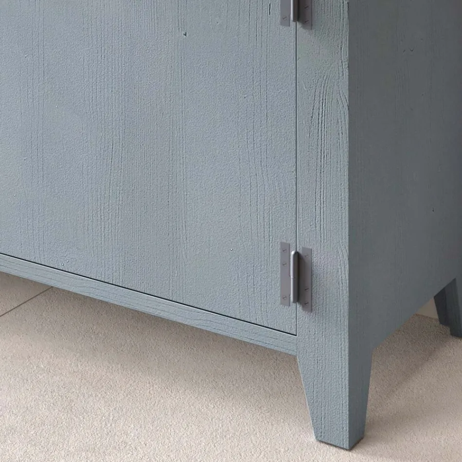 Stue skænk i massiv grantræ 4 rum lavet i Italien - Pascual Viadurini