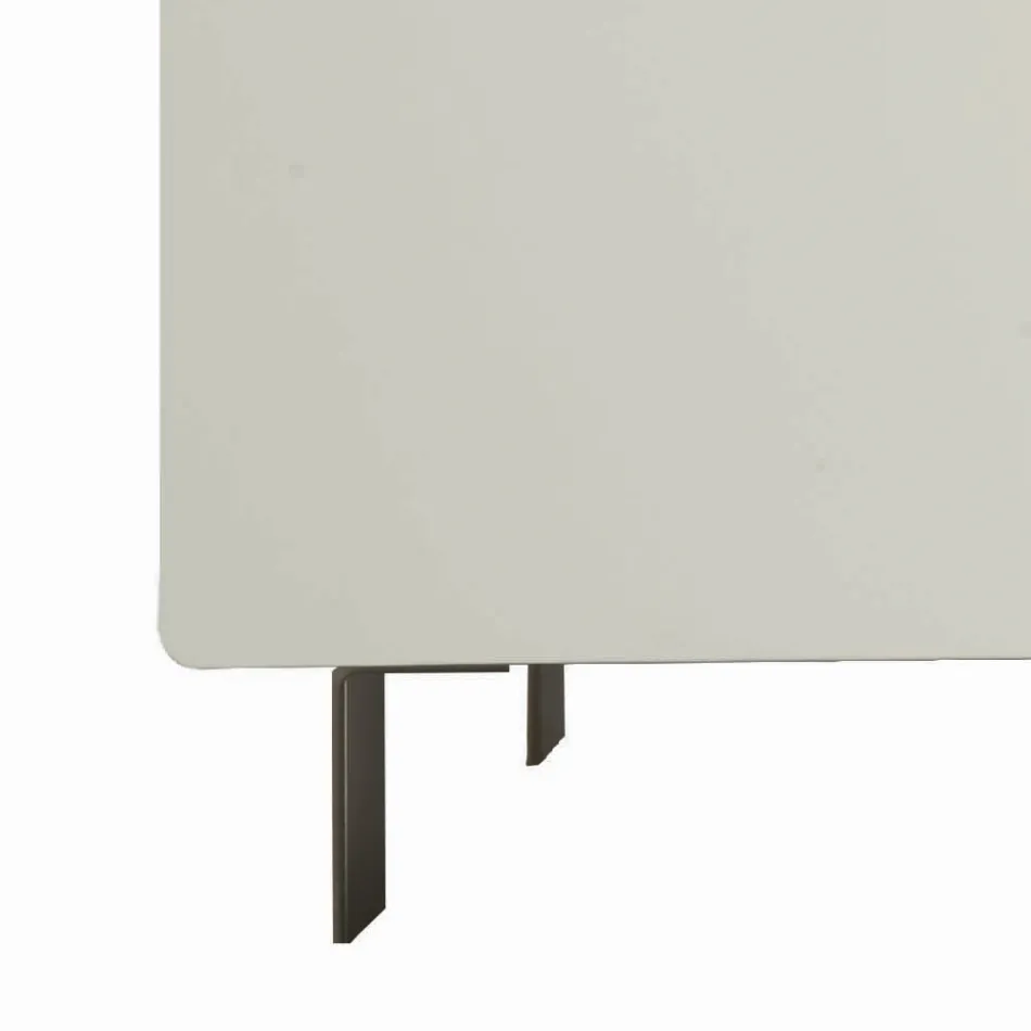 Stue skænk i Mdf og 4-bens støtte Made in Italy - Teresina Viadurini