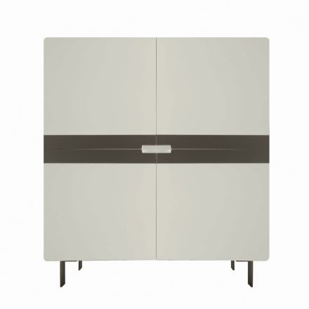 Stue skænk i Mdf og 4-bens støtte Made in Italy - Teresina Viadurini