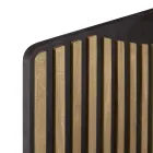 Stue skænk med 3 døre i nordisk knudet eg finish - Linda Viadurini