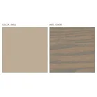 Stueskænk med 4 døre i cappuccino-finish Made in Italy - Eda Viadurini