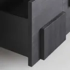 design skænk børstet lærketræ varmebehandlet Azalea Viadurini