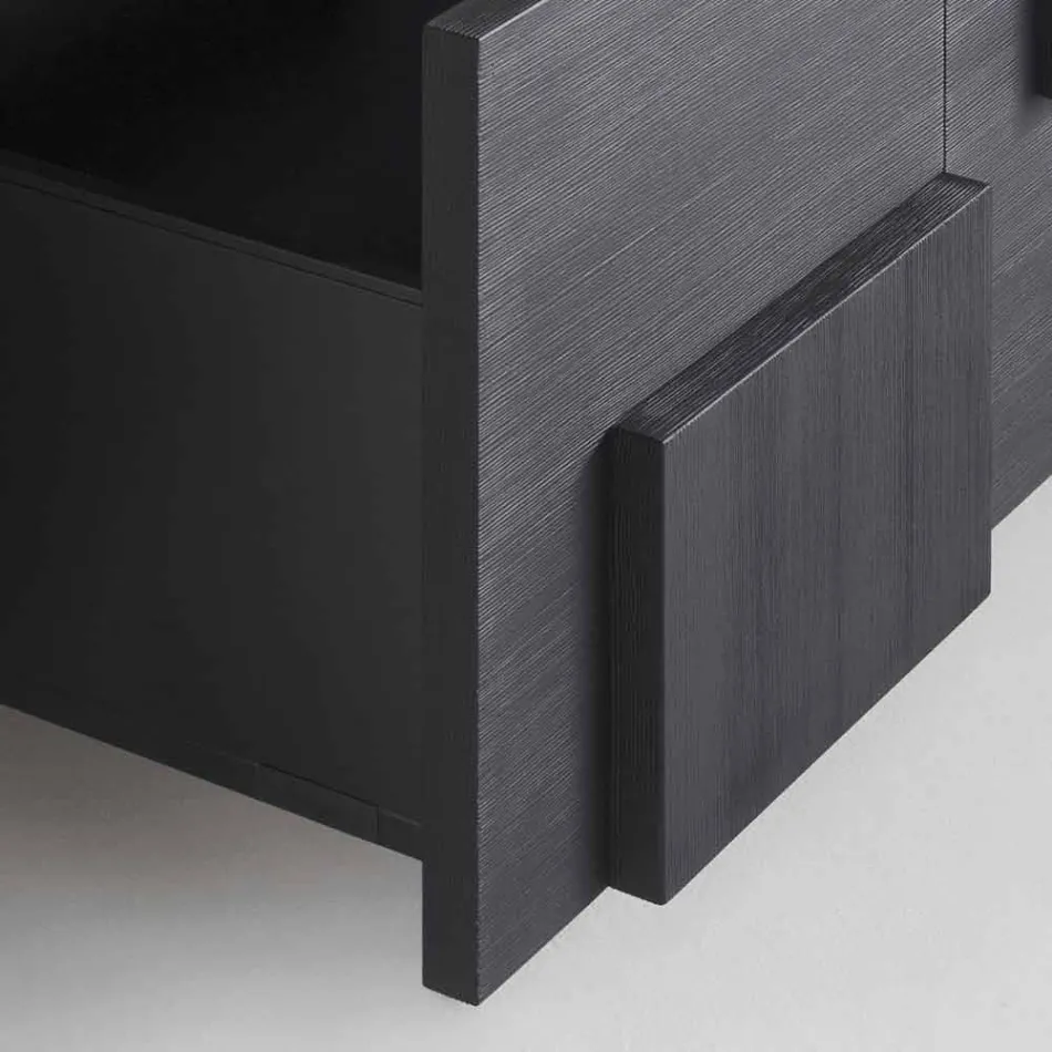 design skænk børstet lærketræ varmebehandlet Azalea Viadurini