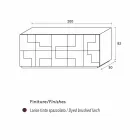 design skænk børstet lærketræ varmebehandlet Azalea Viadurini