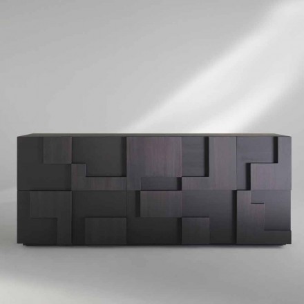 design skænk børstet lærketræ varmebehandlet Azalea Viadurini