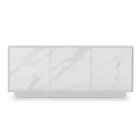 Træskænk med 2 eller 3 låger i HPL laminat Made in Italy - Fiorenza Viadurini