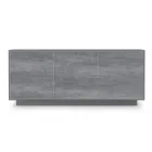 Skænk i lakeret træ med 2 eller 3 keramiske låger lavet i Italien - Fiorenza Viadurini