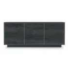 Skænk i lakeret træ med 2 eller 3 keramiske låger lavet i Italien - Fiorenza Viadurini