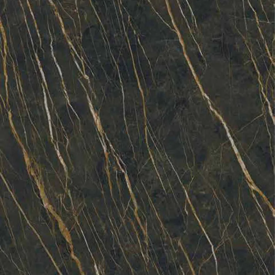 Opholdsstue skænk 2 keramiske døre og struktur med røget glas fremstillet i Italien - Sciocca Viadurini