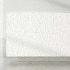 Stue skænk i Hvidlakeret Mdf med Bas-relief Made in Italy - Acqua Viadurini