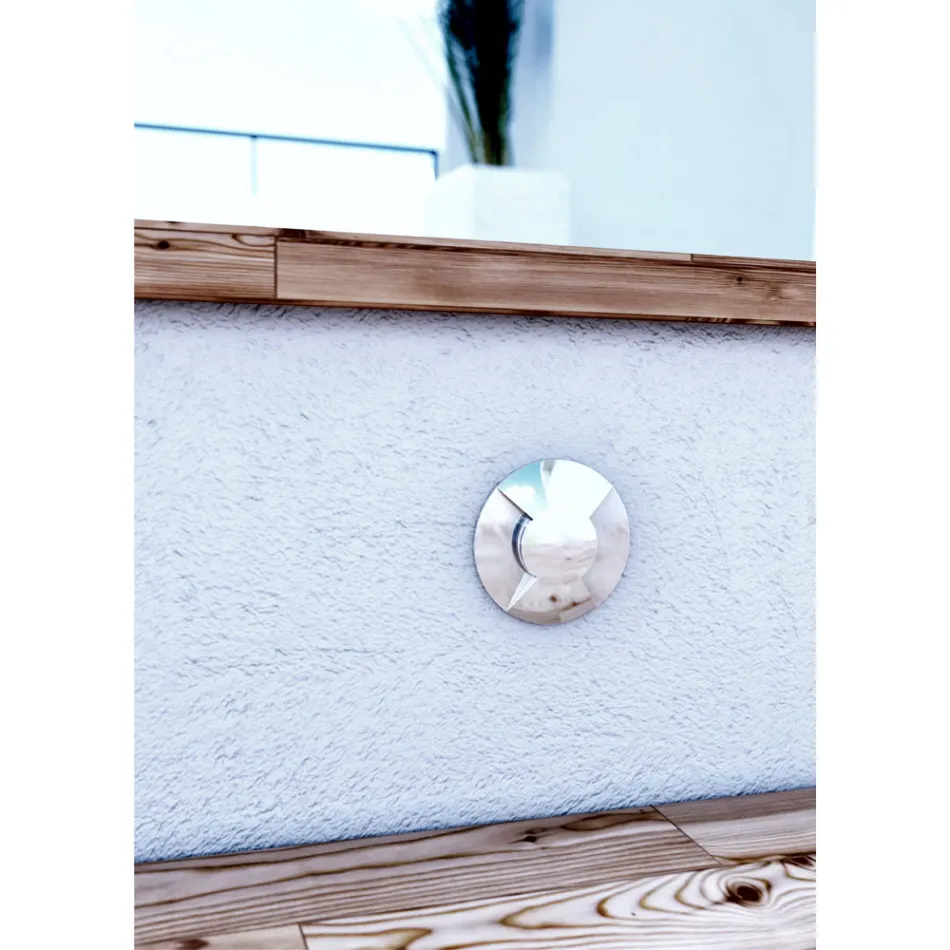 Marker Udendørs forsænket LED-spot i rustfrit stål 4 stk - Rhombus Viadurini