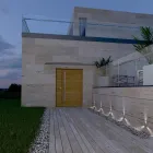 2W rustfrit stål forsænket udendørs led markør 4 stk - Elisir Viadurini