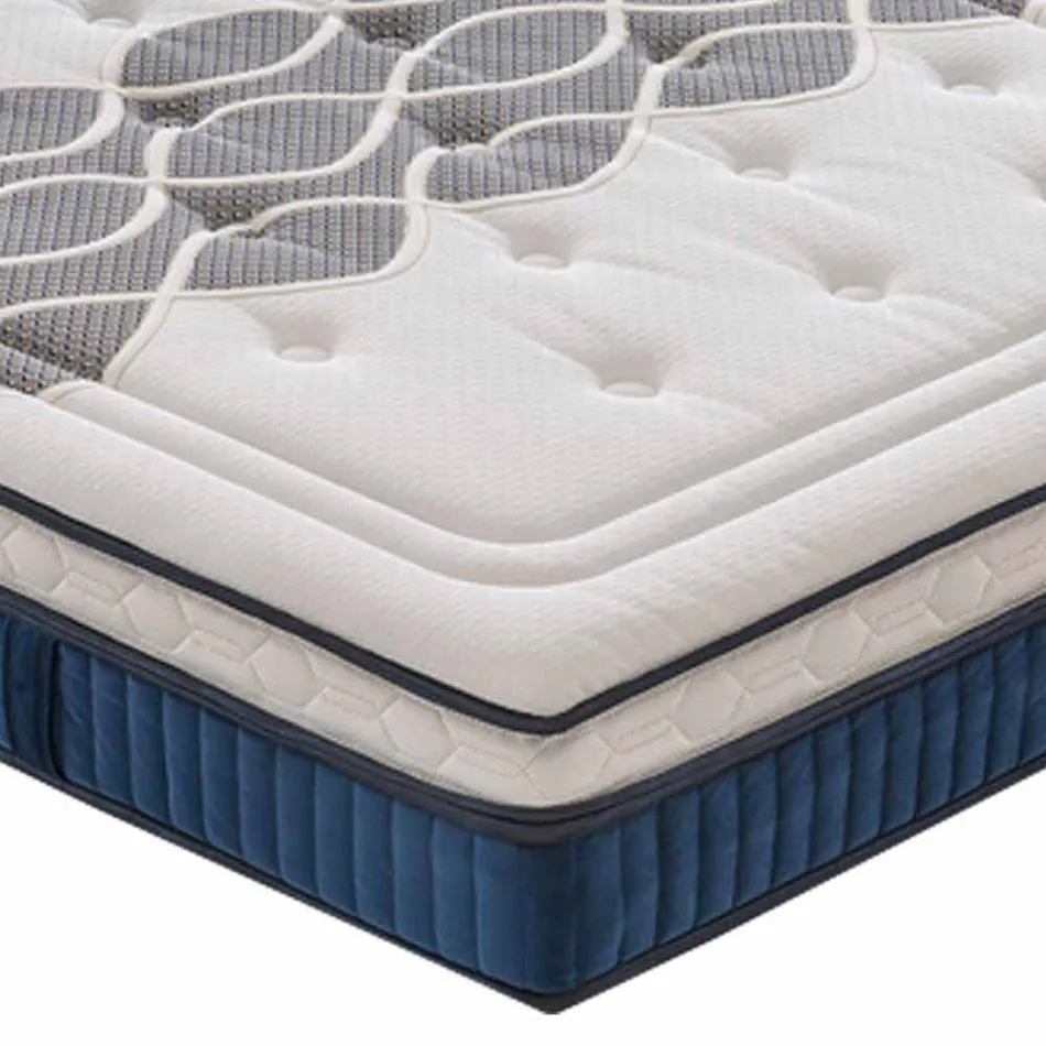 Dobbelt Aloe Feel hukommelsesmadras med 800 fjedre fremstillet i Italien - Grækenland Viadurini