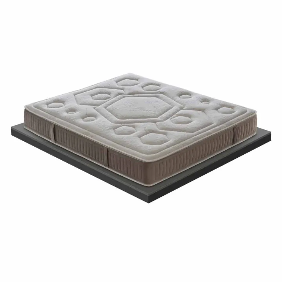 Hukommelse Vitamin dobbeltmadras 25 cm høj Lavet i Italien - Orange Viadurini