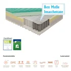 Firkantet og halv madras med Pocket Springs og Bio Up Memory - Biomemory Viadurini